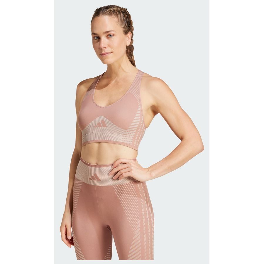 Adidas Brassière AEROKNIT Training Maintien léger