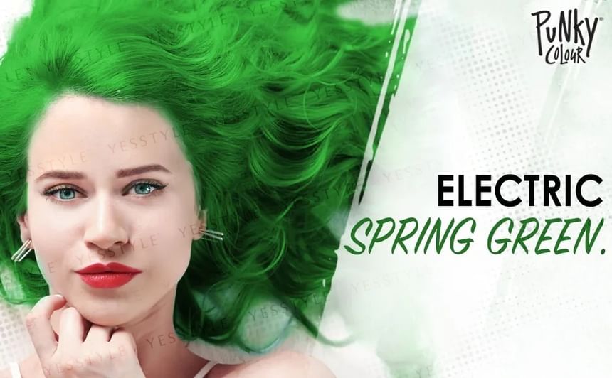 Punky Colour - Semi-permanente conditionerende haarkleur lentegroen