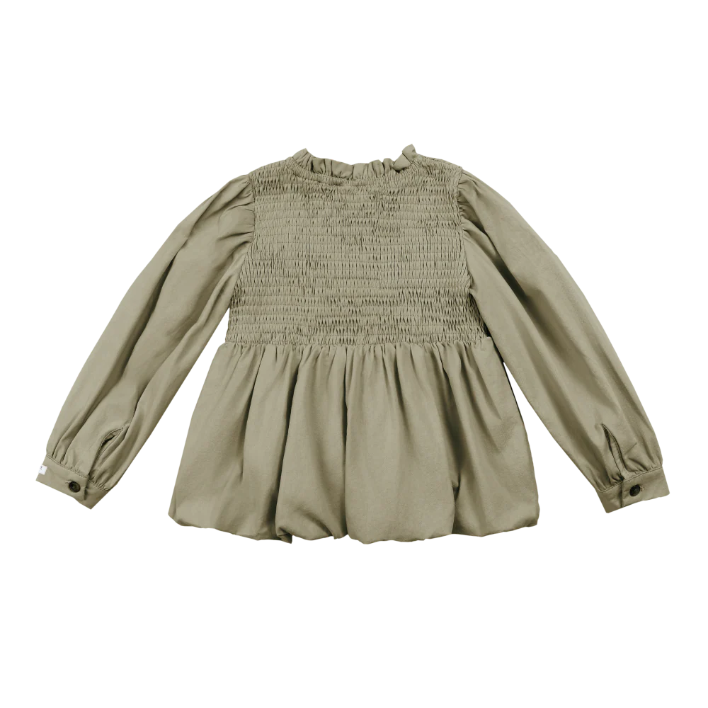 Madelief Top | Dusty Green