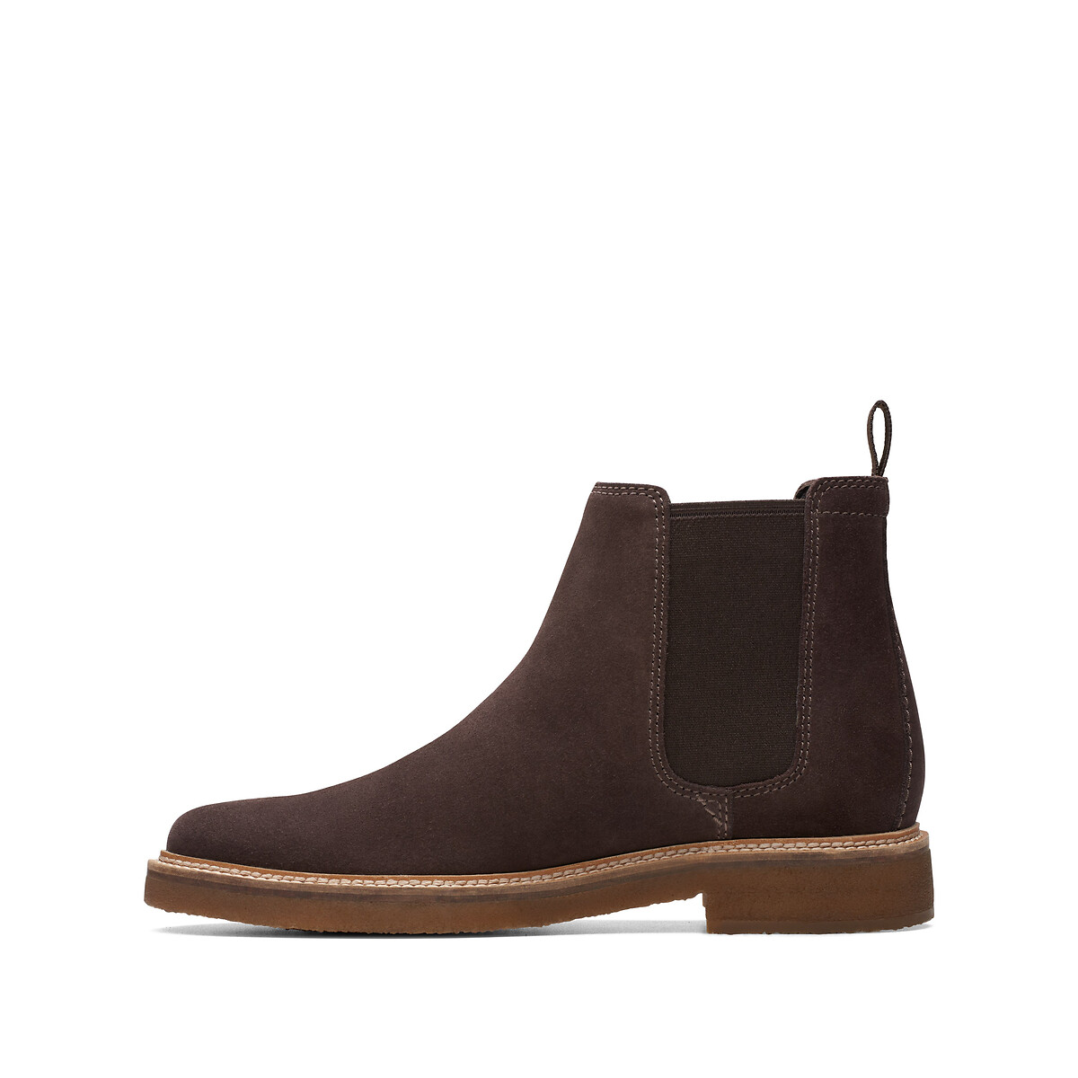 CLARKS<br>Bottines chelsea em camurça Clarkdale Easy