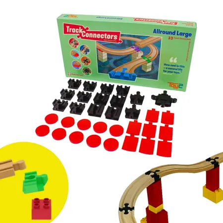 TOY2 Gleisverbinder Allround Large, 33 Teile