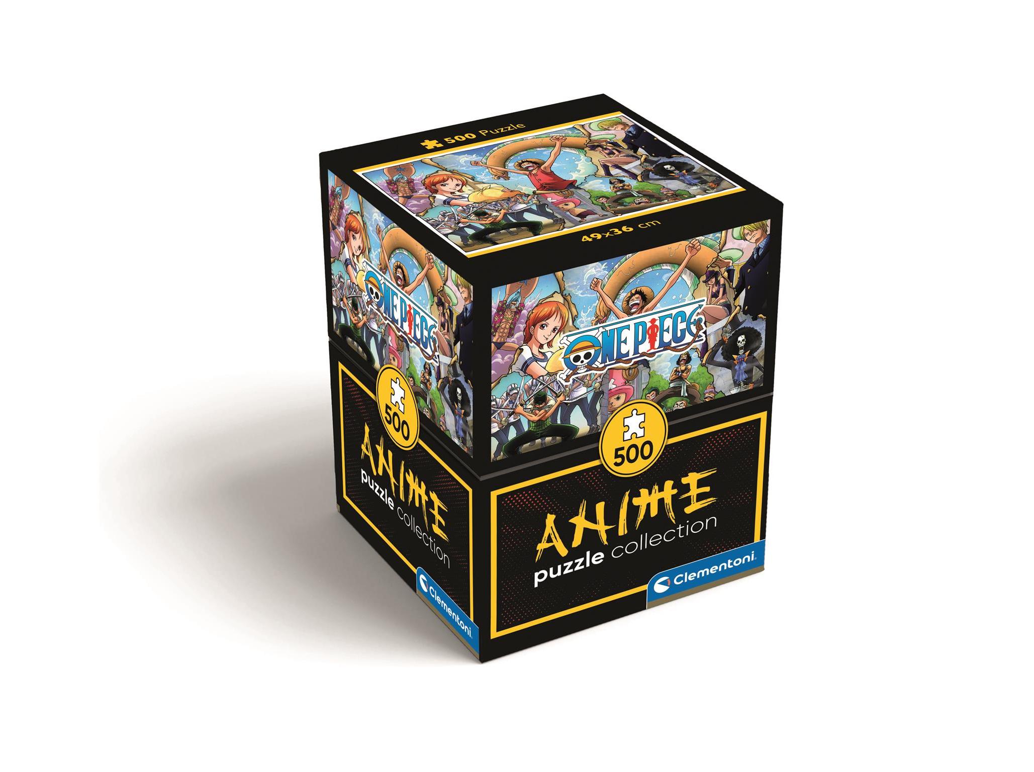 PUZZLE ANIME CUBO CLEMENTONI ONE PIECE 500 PEÇAS