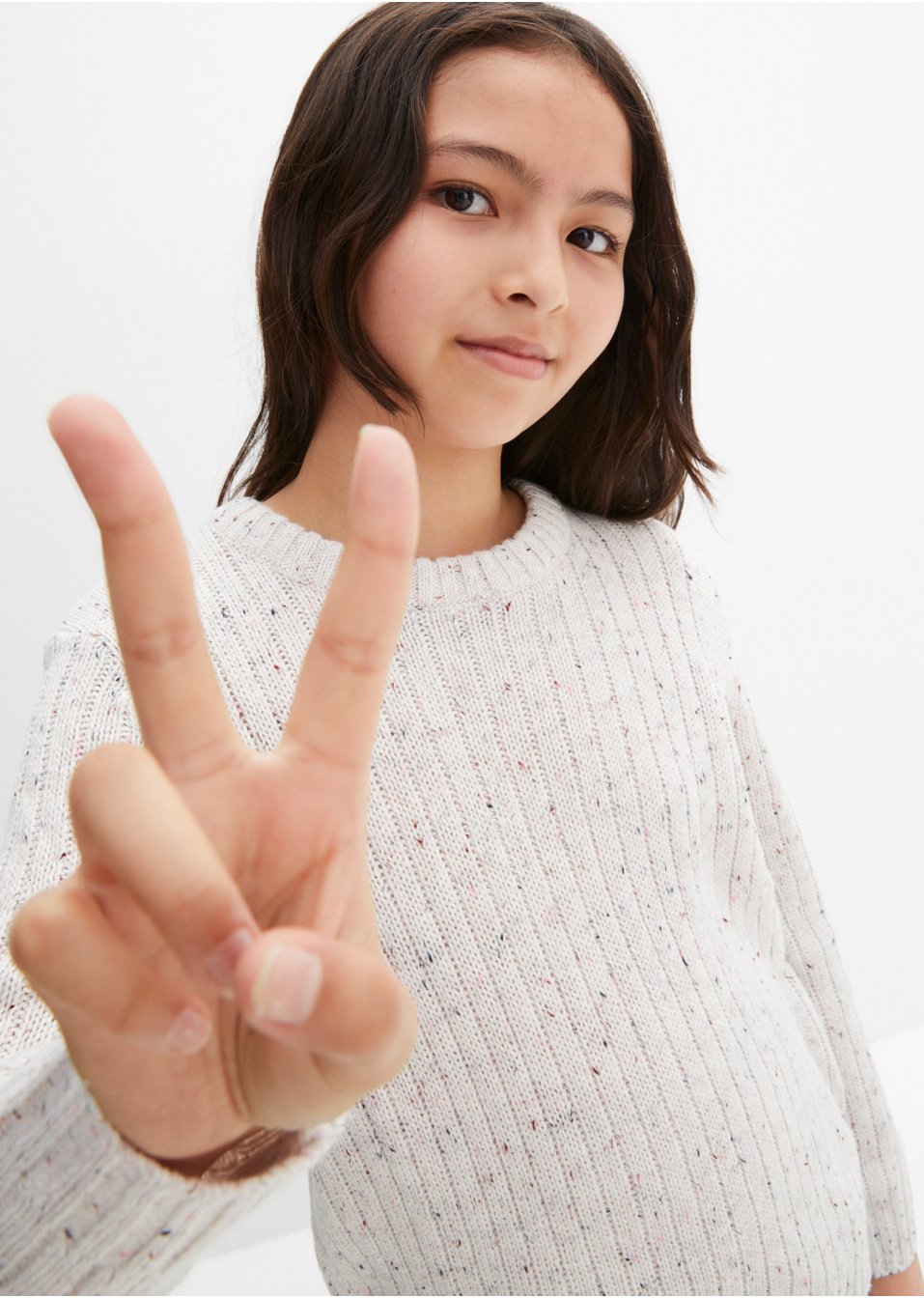 Pull en maille fille