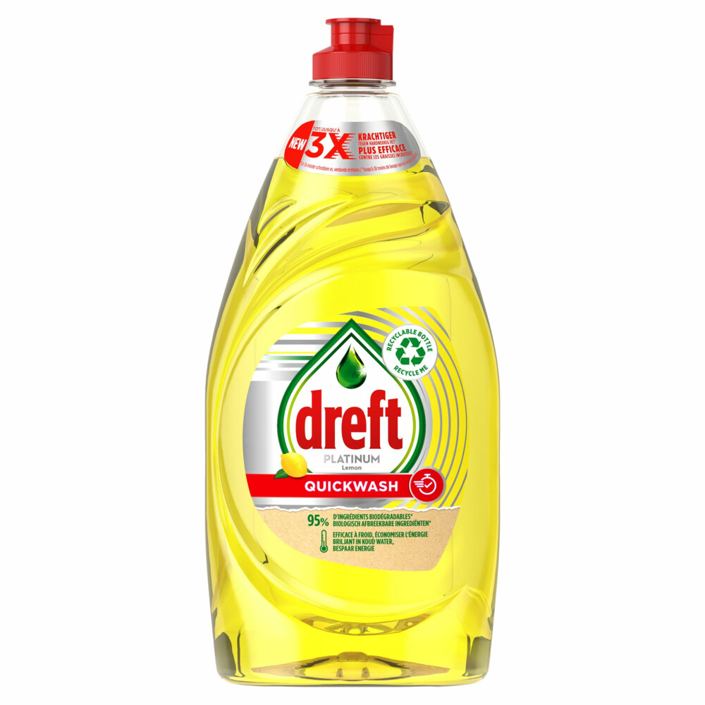 Dreft Platinum Quickwash Afwasmiddel Citroen780 ml