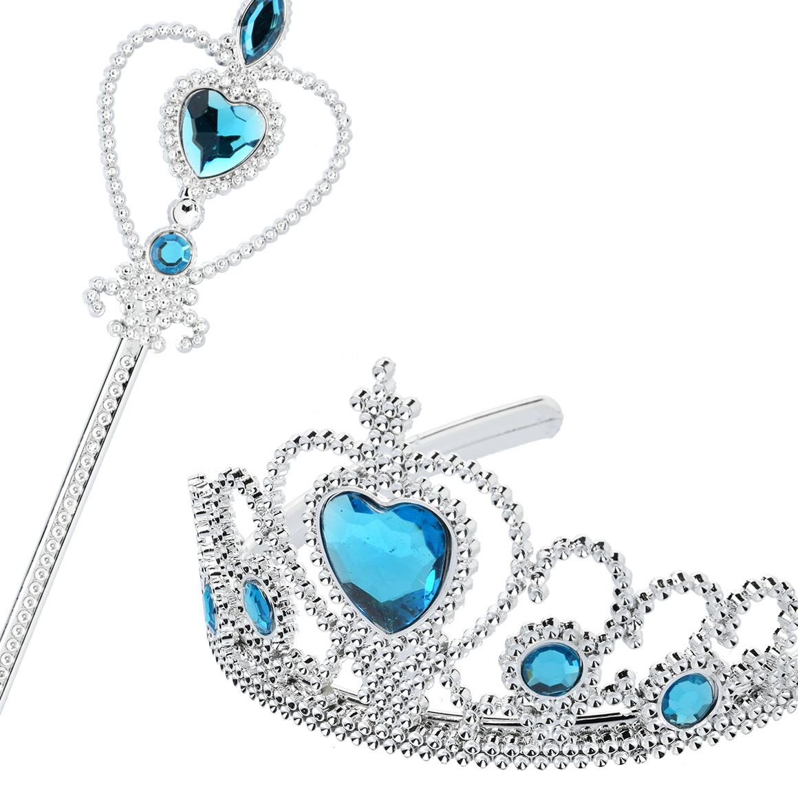 Topolino Prinzessinnen Diadem und Stab im Set hellblau