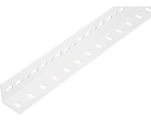 Conceptor hoekprofiel, geperforeerd, wit, 35x35x1,5 mm, 1 m