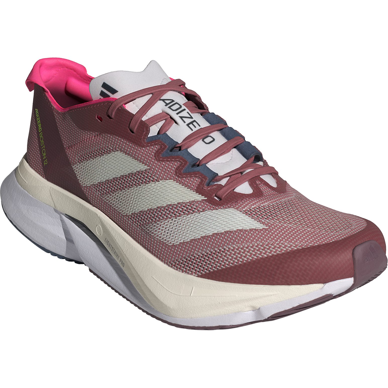 adidas Adizero Boston 12 Laufschuhe Damen preloved crimson