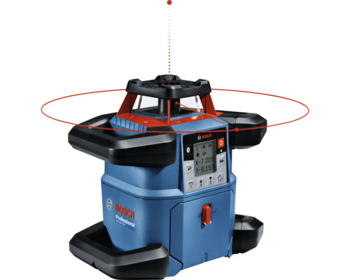 Bosch Professional GRL 600 CHV rotatielaser inclusief L-BOXX 374, 4 x accu (LR20) en laserontvanger LR 60