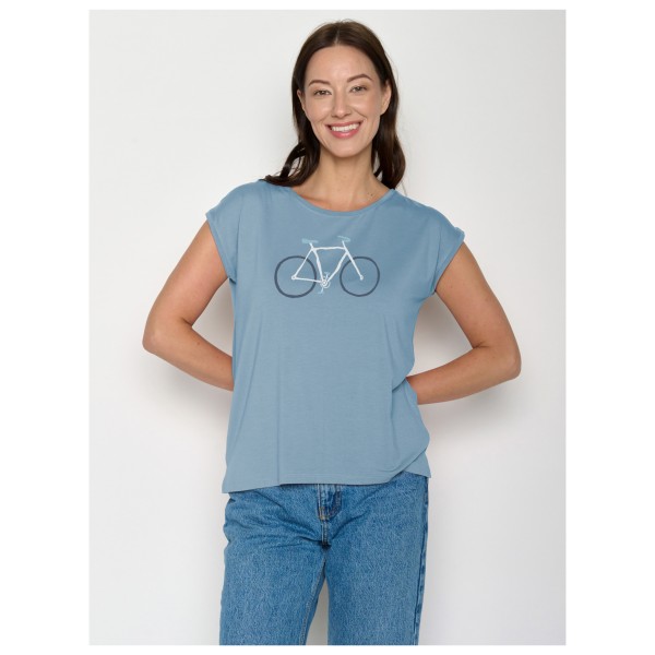 GreenBomb - Women's Bike Handdrawn Timid - T-shirt