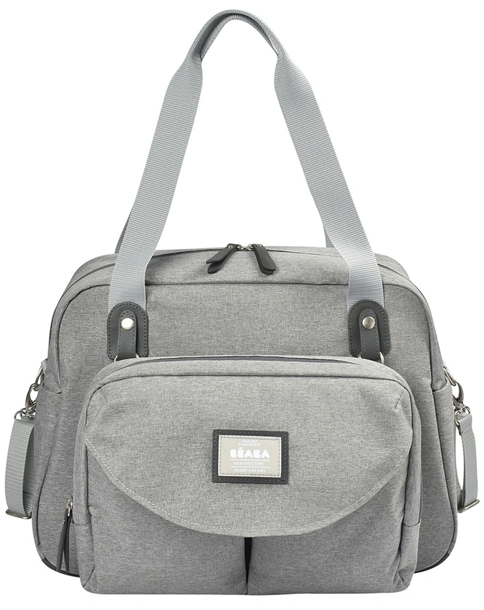 Wickeltasche GENEVA II (44x26x30,5) in grey melange