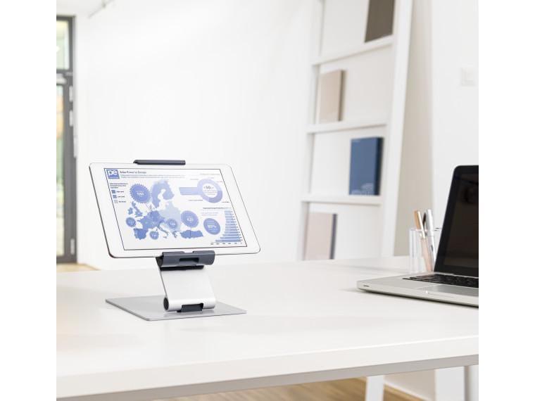 DURABLE Halterung Table Silber Hochwertige Tablet Tischhalterung