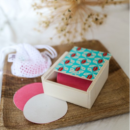 Lamazuna Coffret 10 lingettes démaquillantes lavables