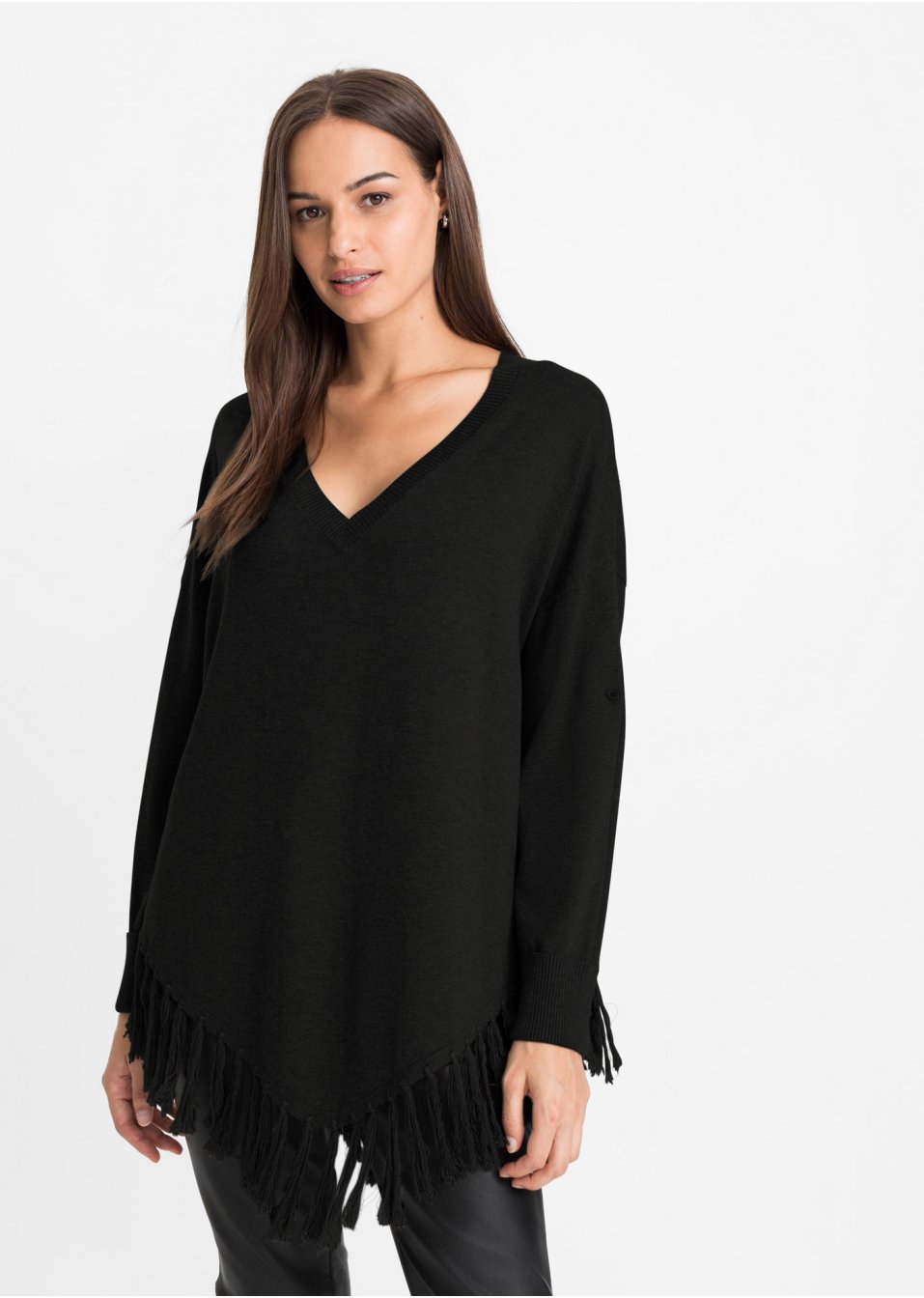 Poncho à franges