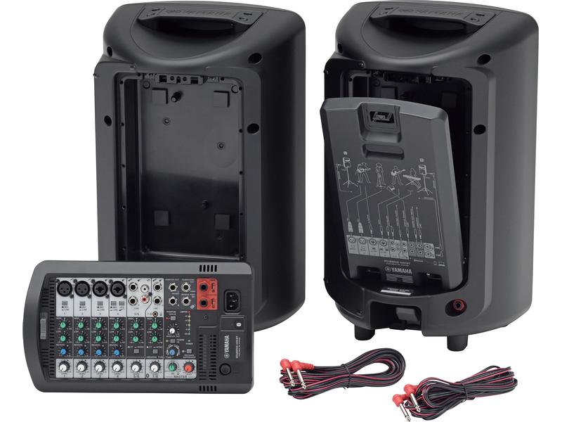Yamaha PA-System STAGEPAS 400BT mit 400 W Portables PA-System mit 8-Kanal-Mixer und Bluetooth-Konnektivität