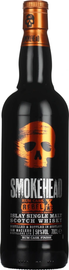 SMOKEHEAD RUM REBEL XLE SINGLE MALT 70CL