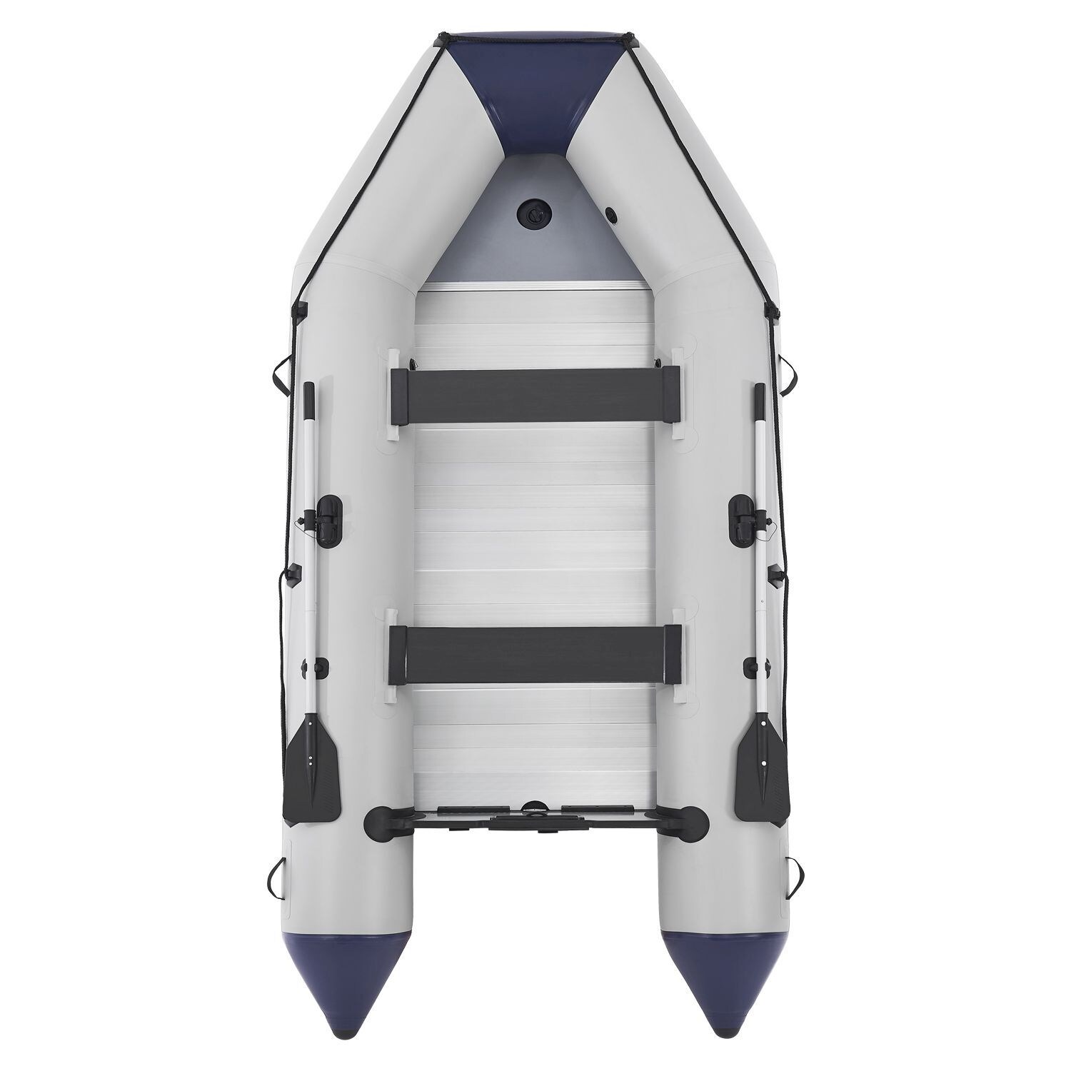 ArtSport Schlauchboot 3,80m mit 2 Sitzbänke, Aluboden, Paddel, Pumpe, Tasche & Reparaturset