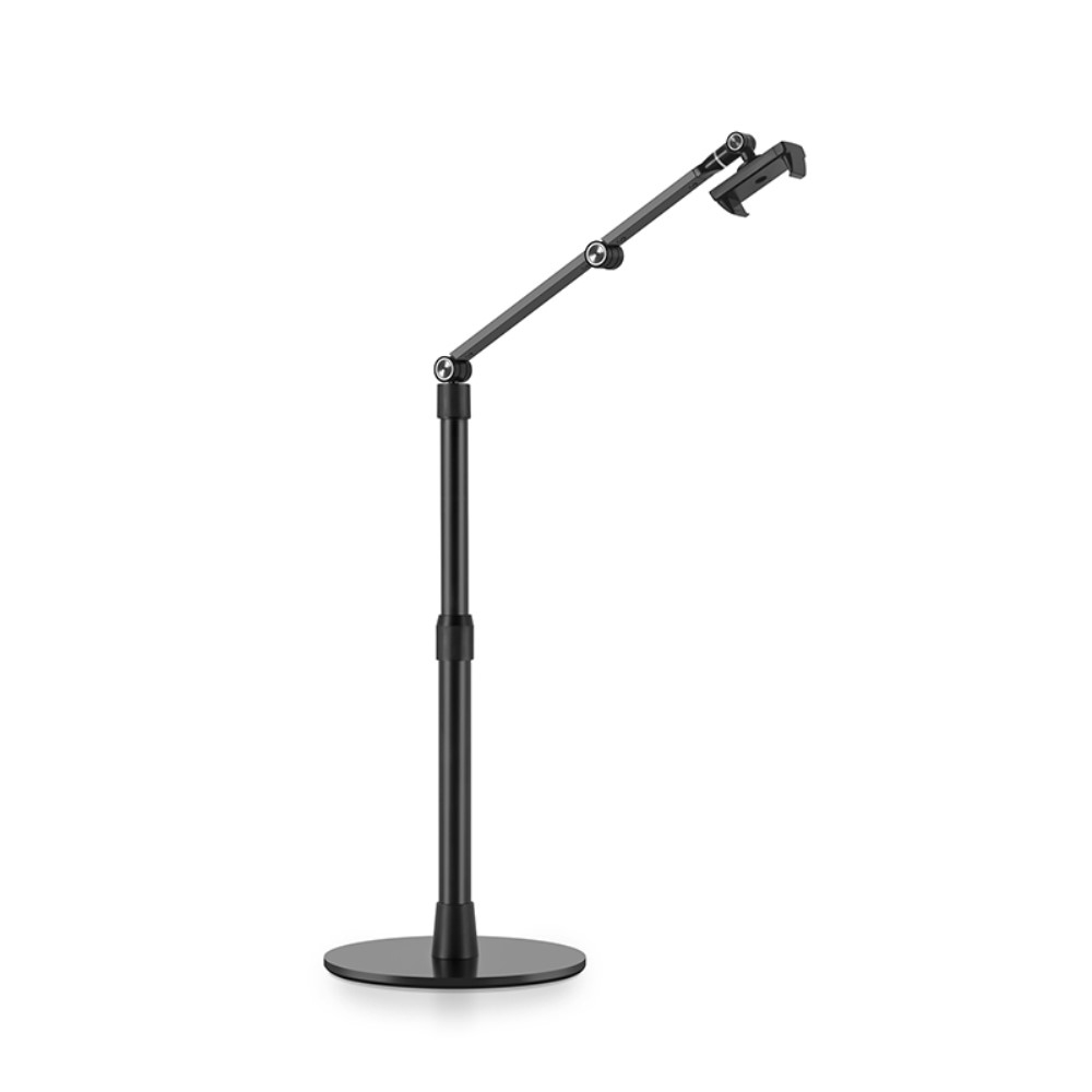 Lazy Mobile Desktop Aluminium Tisch Halterung für Smartphones - Schwarz