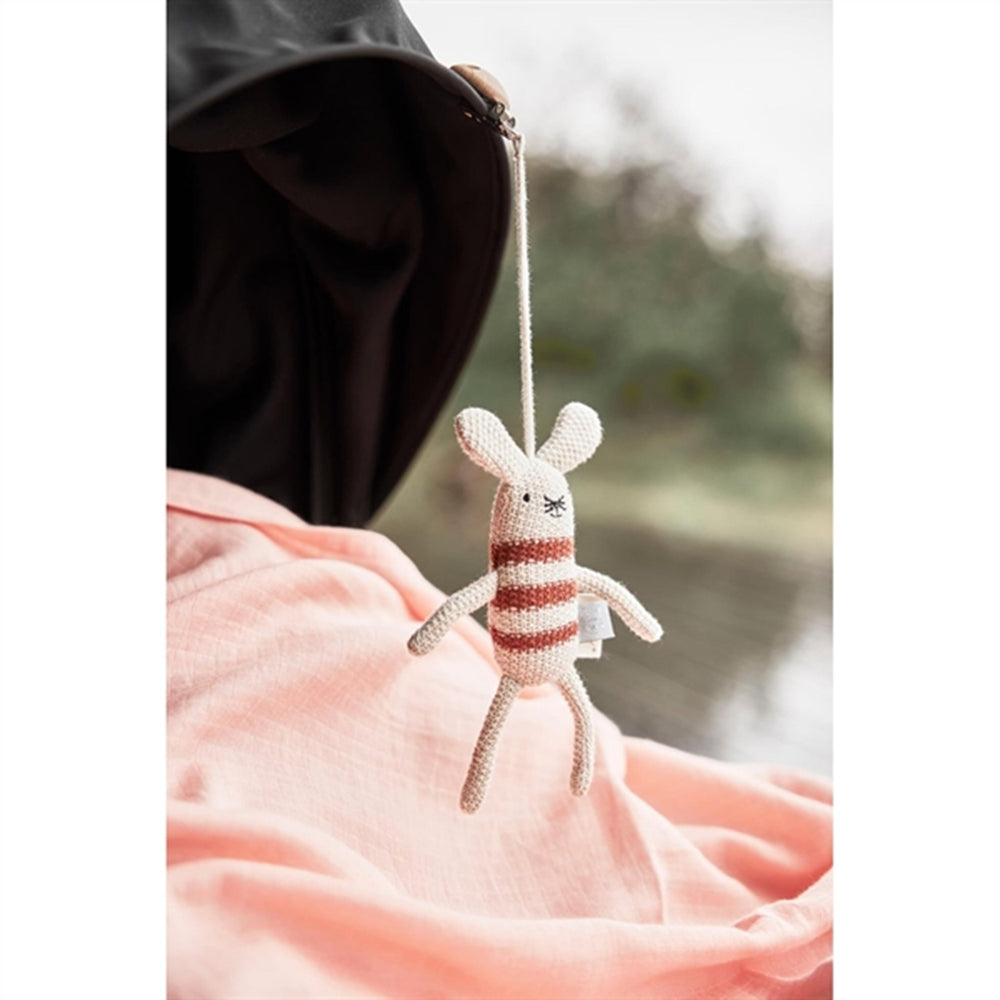 Køb OYOY Panda Muslin Stofble 2-pak Khaki / Rose