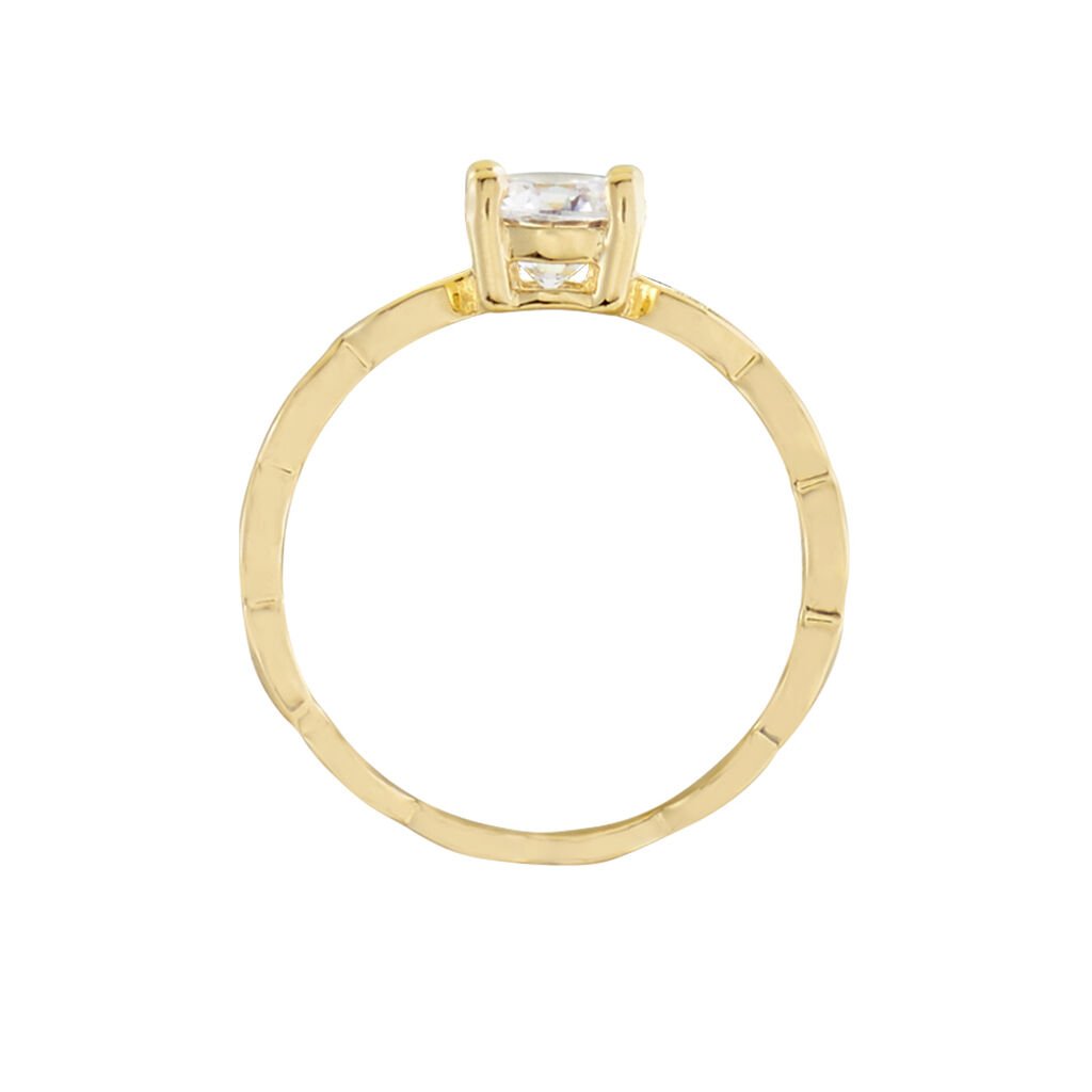 Bague Plaqué Or Kurt Oxydes De Zirconium