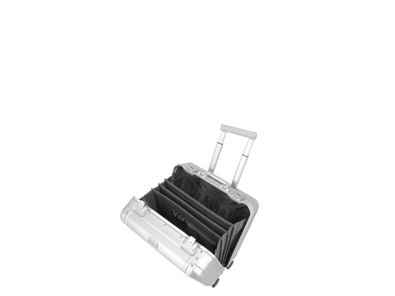 travelite Next Businesswheeler 4-Rollen Silber Reisekoffer