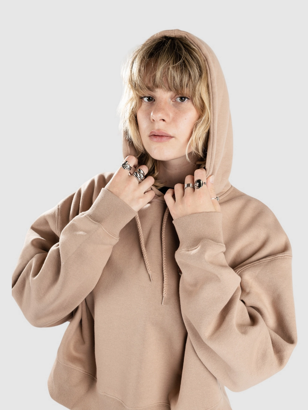 Santa Cruz Foxy Sun Hoodie taupe