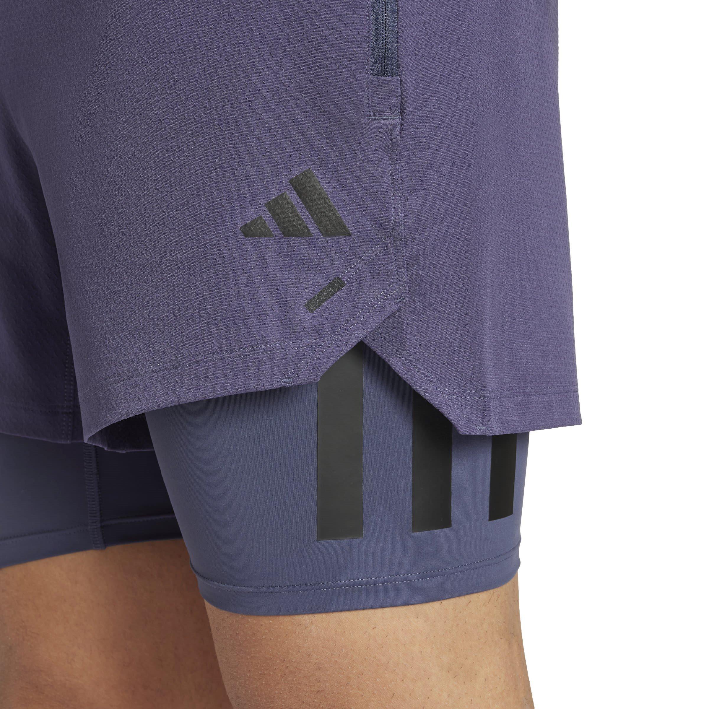 adidas Power Workout Two in One Shorts Mens