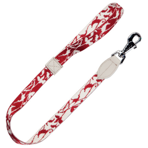 Guia para cães Arppe Jacquard vermelha