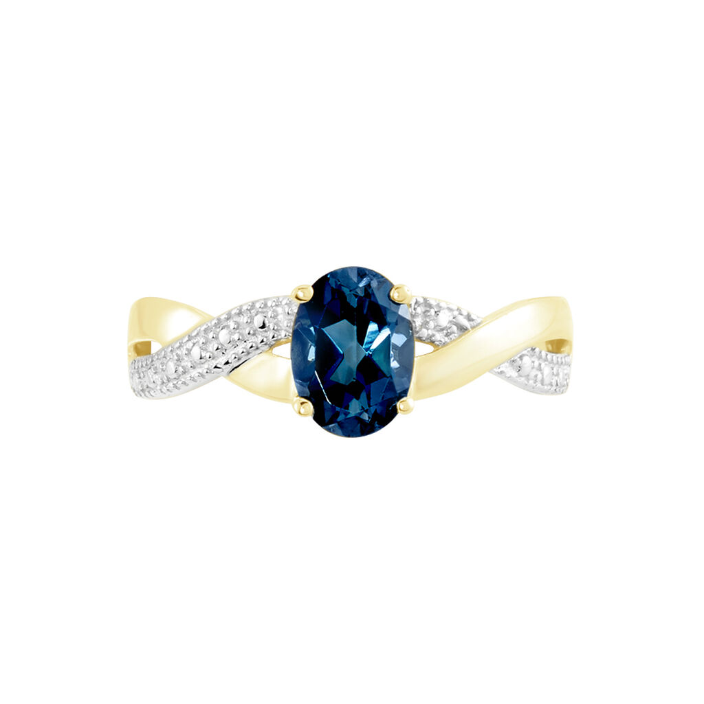 Bague Or Jaune Candice Topaze