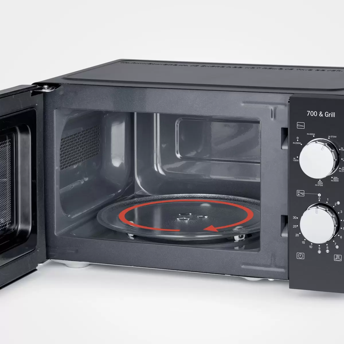 Mikrowelle mit Grill bis 23 Severin MW7781 Schwarz