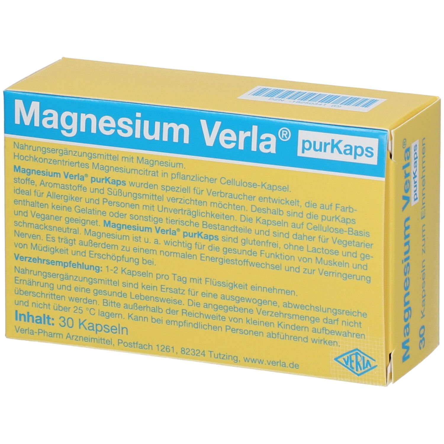 Magnesium Verla® purKaps Kapseln