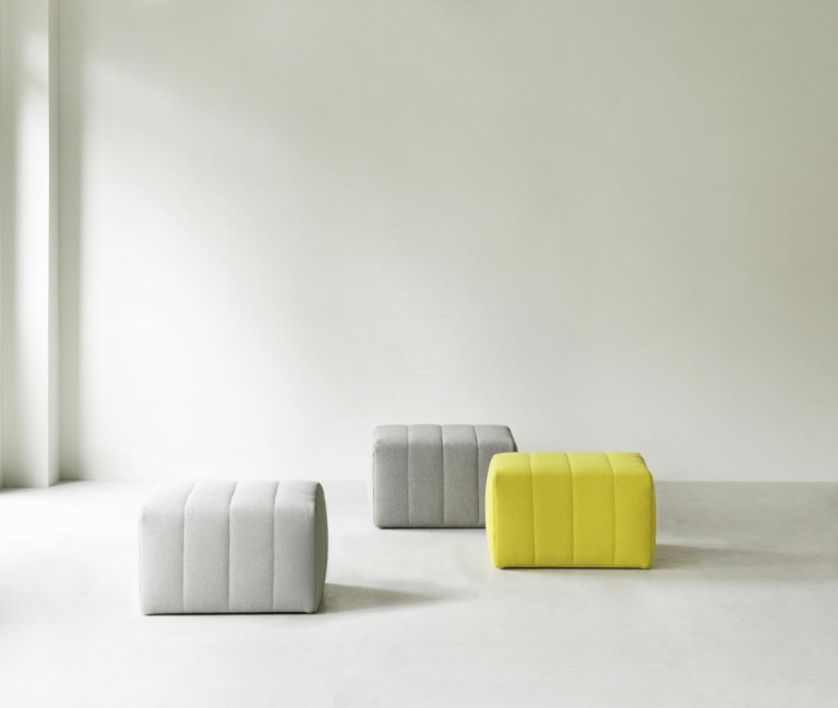 Normann Copenhagen Scene poef small lichtgrijs