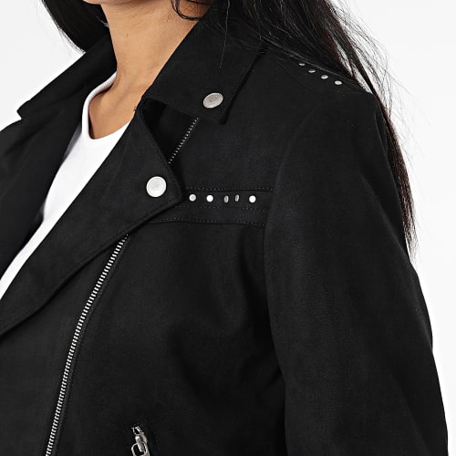 Veste Biker Femme Dylan Noir