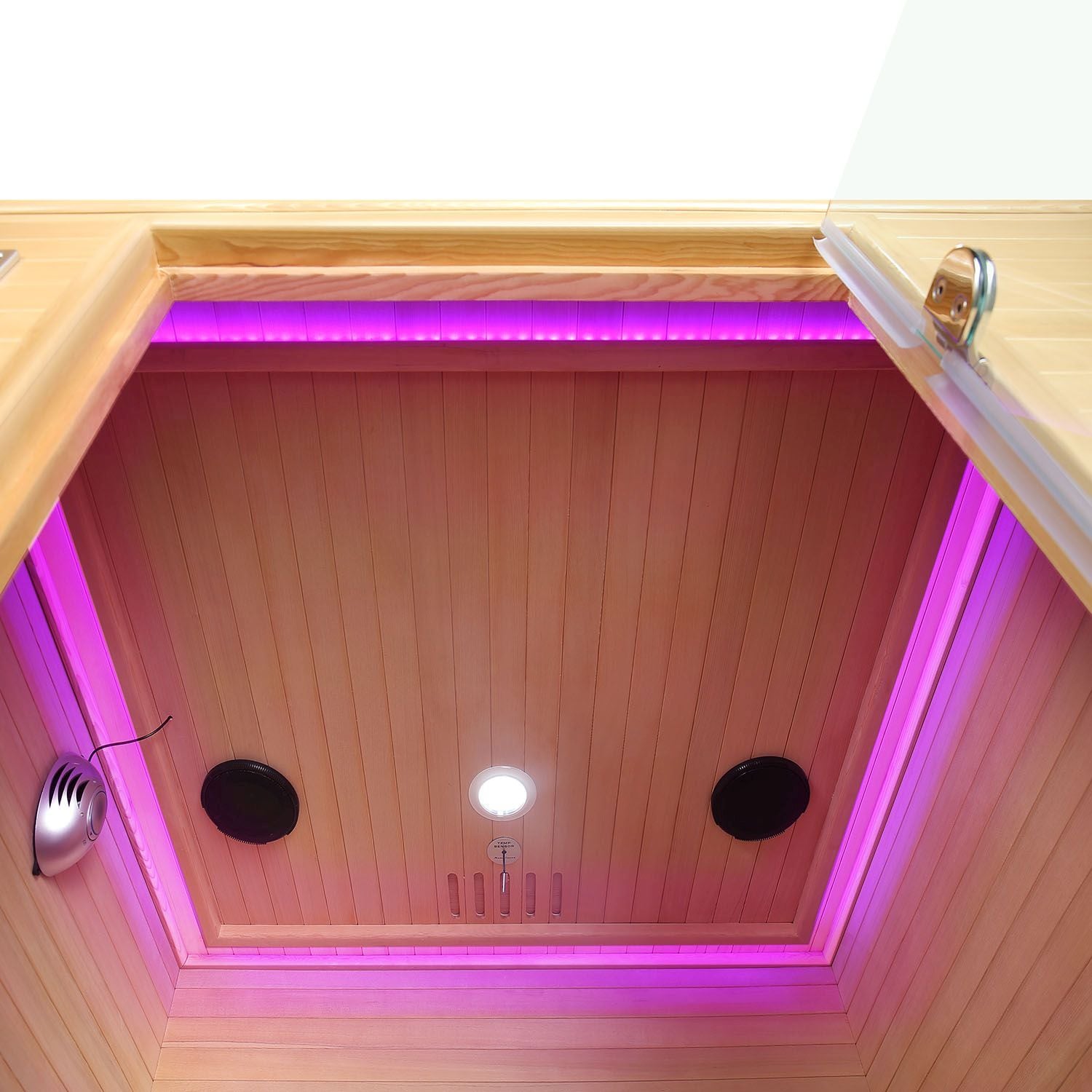 Artsauna Infrarotkabine Wärmekabine Oslo mit Vollspektrumstrahlern & Hemlockholz