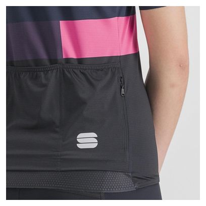 Maillot Manches Courtes Femme Sportful Snap Bleu Marine