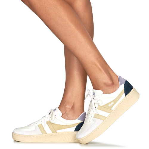 Gola - GRANDSLAM TRIDENT - Blanc / Jaune / Lila