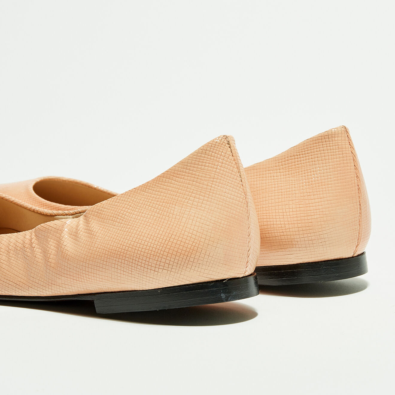 Castaner Ballerines en Cuir verni Mae rose clair