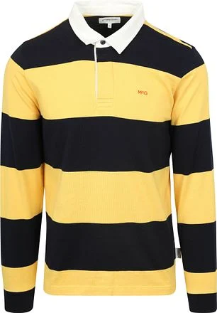 McGregor Rugbyshirt Streep Navy Geel MM242.8004.03-6000 kopen