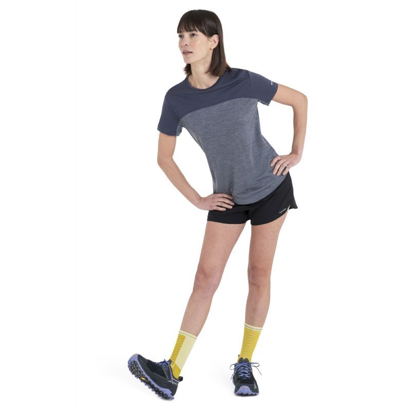 Merino 125 Cool-Lite Sphere III SS Tee Colour Block - T-shirt en laine mérinos femme