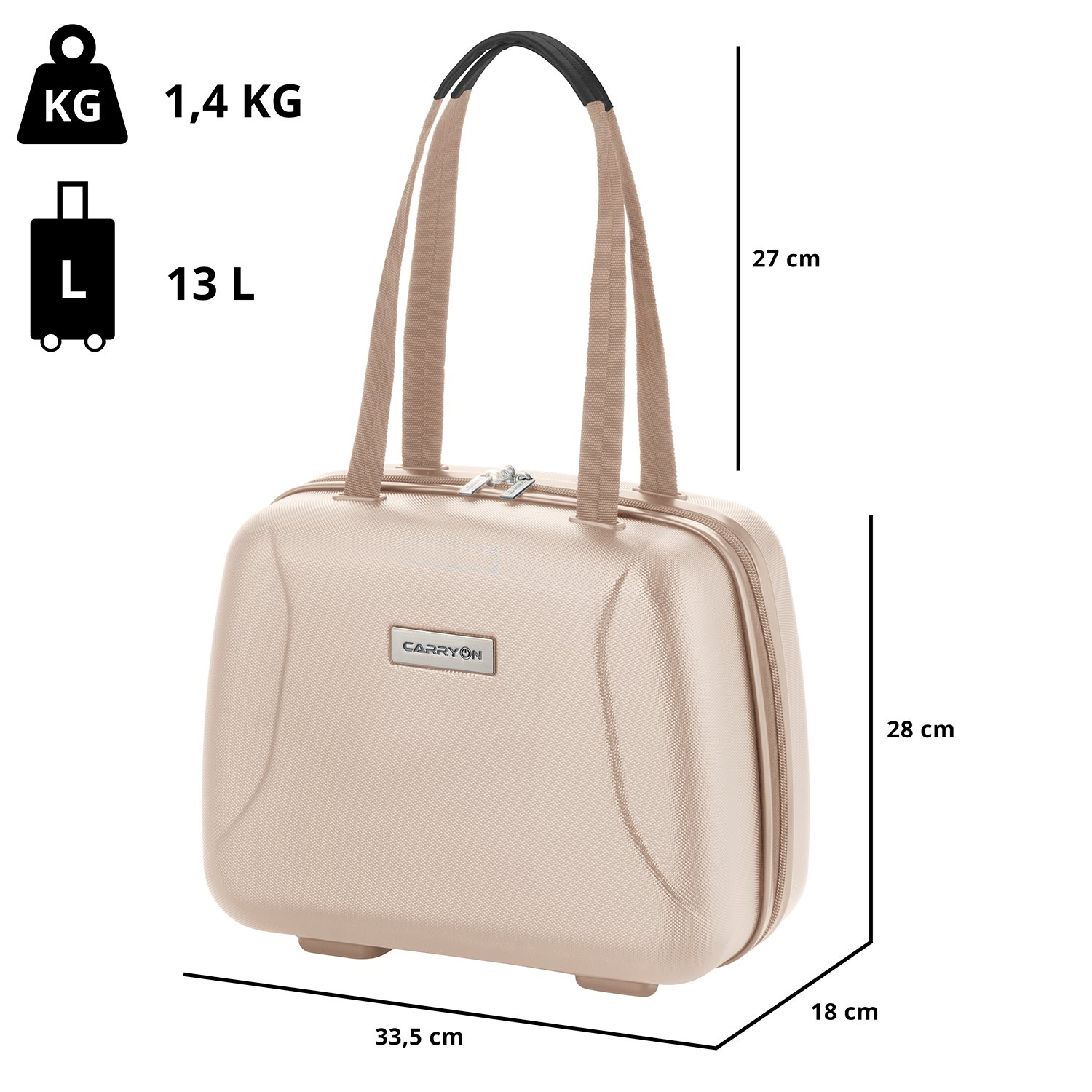 CarryOn Skyhopper Beautycase champagne
