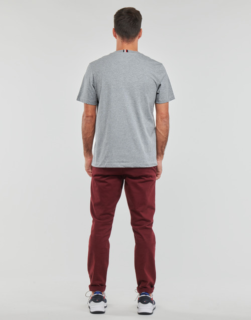 Tommy Hilfiger - ESSENTIAL MONOGRAM TEE - Gris Chiné