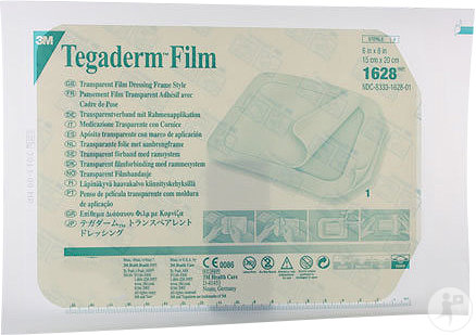 3M Tegaderm Film Pansement Transparent 15x20cm Pièce 1 (1628)