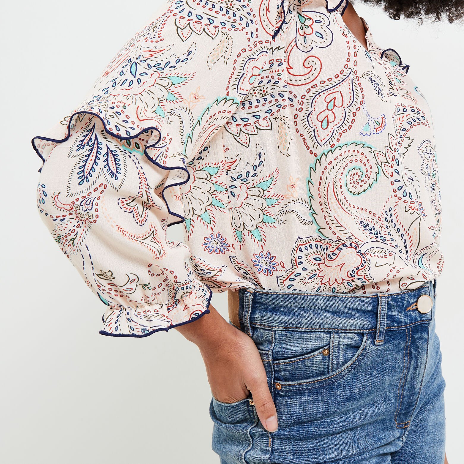 Blouse imprimée femme