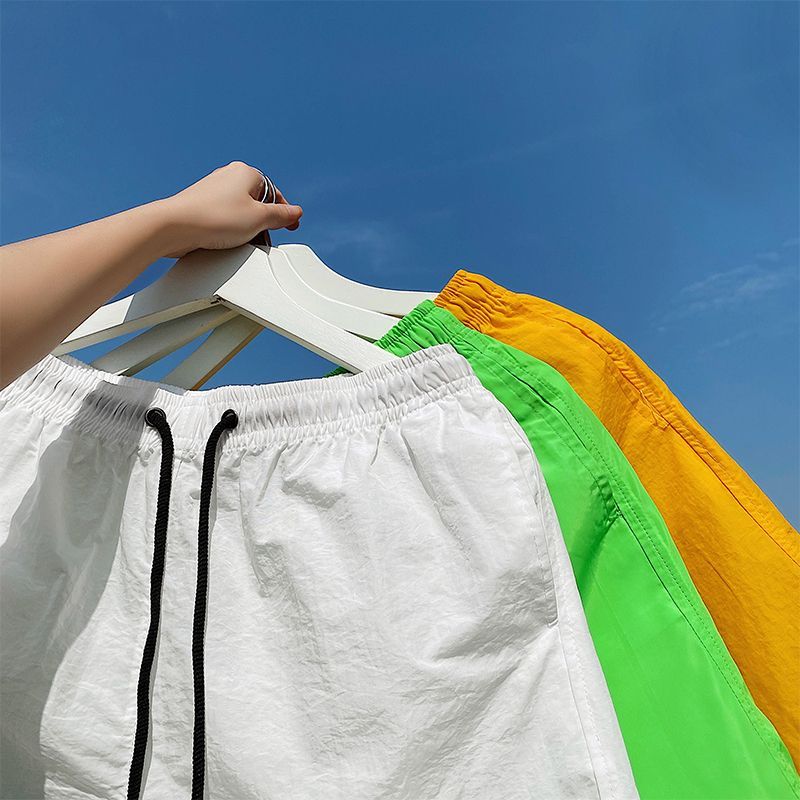 Freehop - Effen shorts met hoge taille en trekkoord