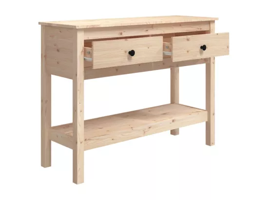 Table console 100x35x75 cm Bois massif de pin