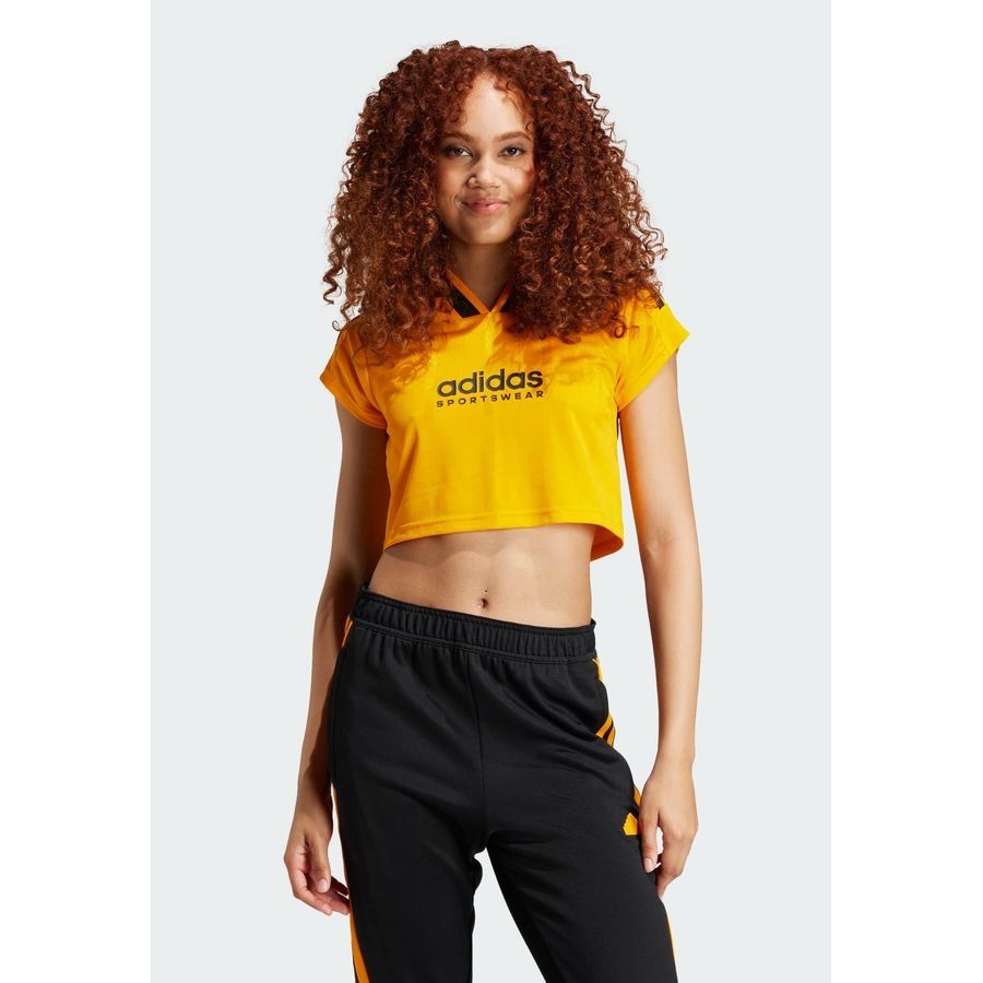Adidas Maillot crop top à 3 bandes coupées Tiro