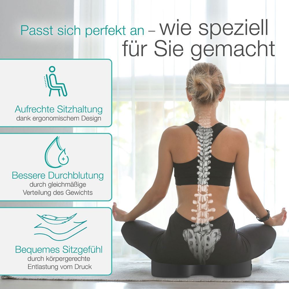 aktivshop Steißbein- und Haltungskissen mit Gel