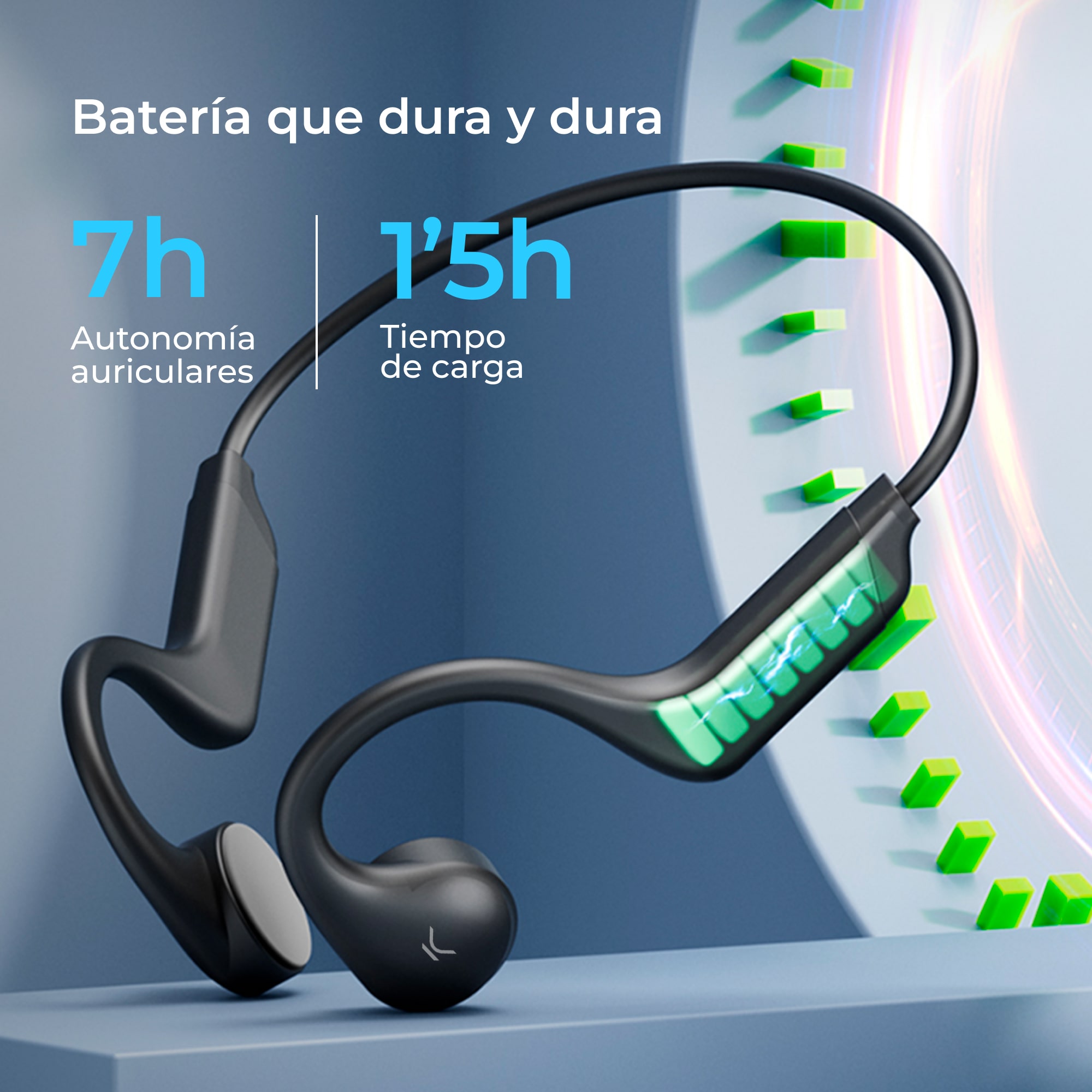 Fones de ouvido esportivos sem fio Ksix Astro