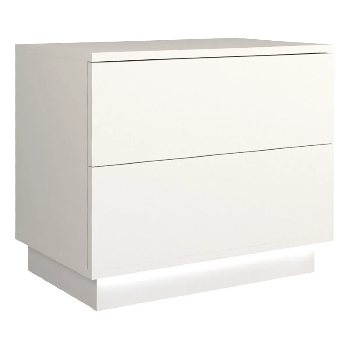 VIVALDI Table de chevet Sole - Blanc