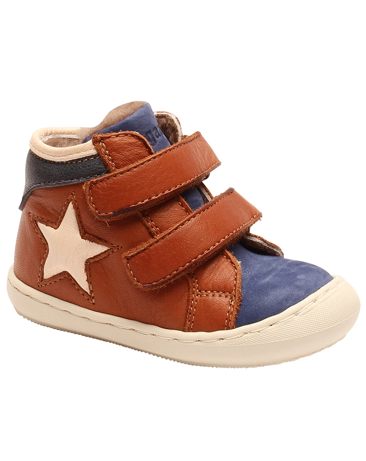 Klett-Lauflernschuhe SAKI gefüttert in brandy