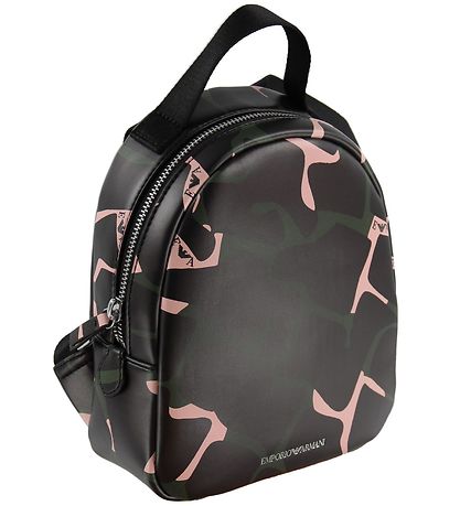 Emporio Armani Rucksack - Schwarz m. Army/Pink Print